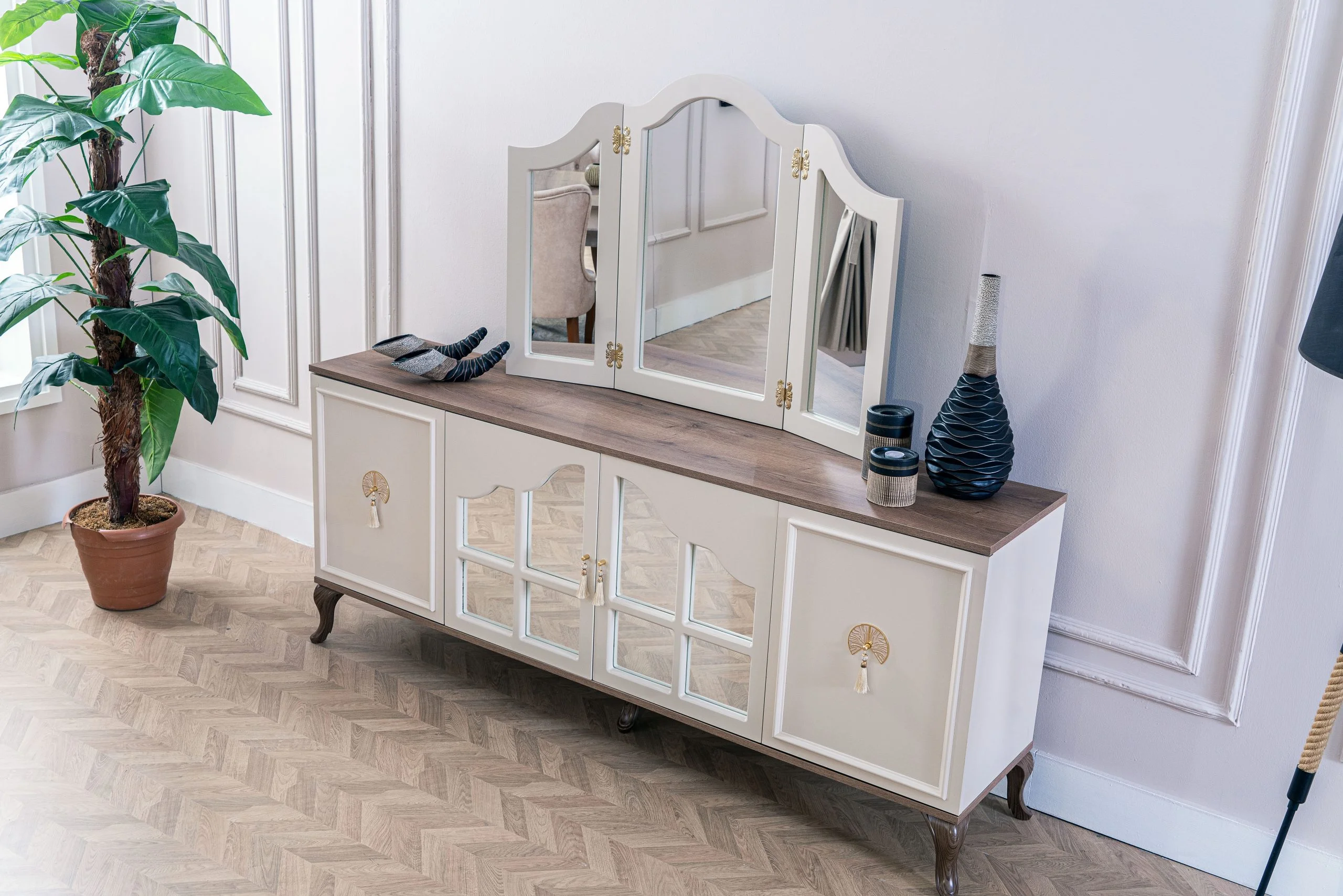 Elegant Yemek Odası Takımı Hitit Vizon